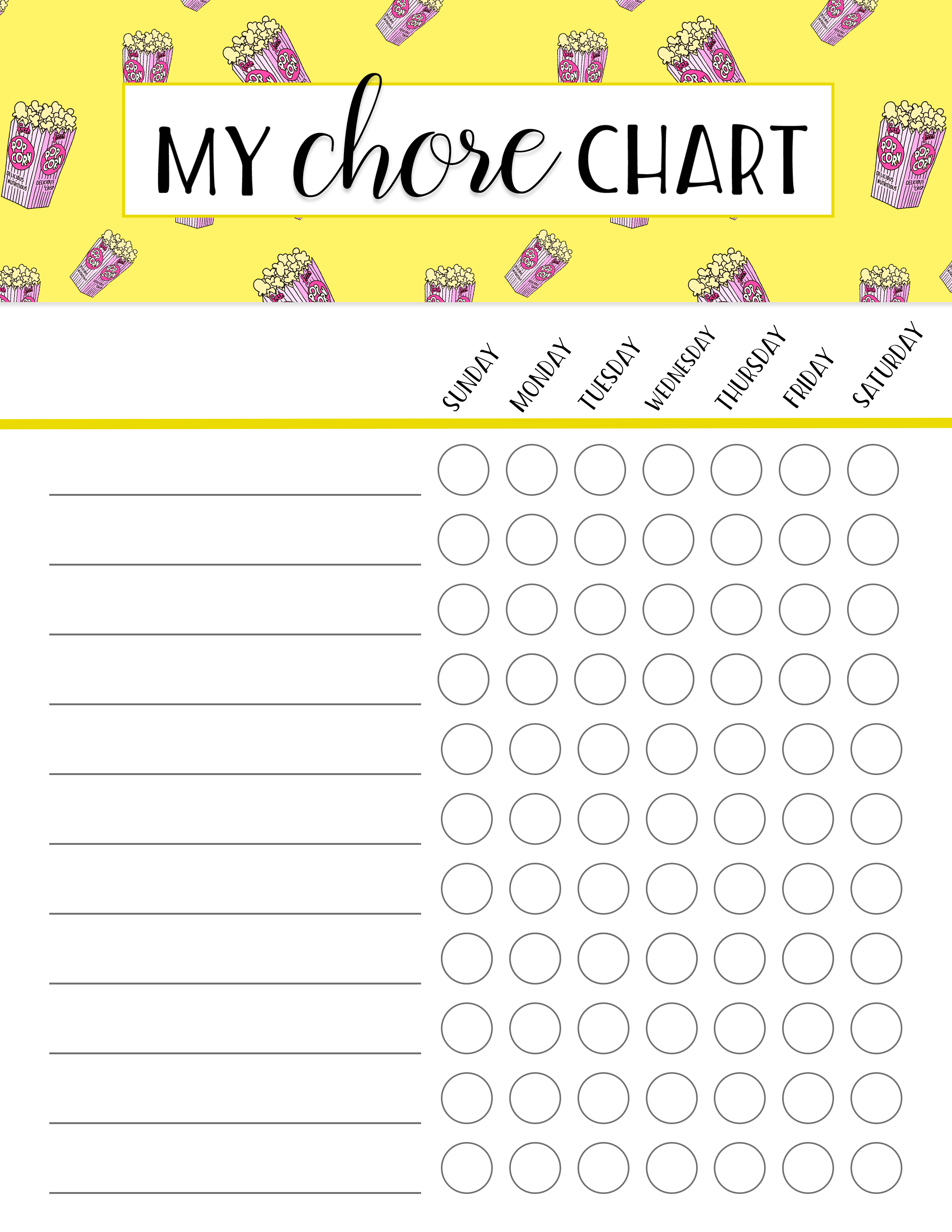 Summer Chore Charts Free Printables And Secrets For Enforcing Them