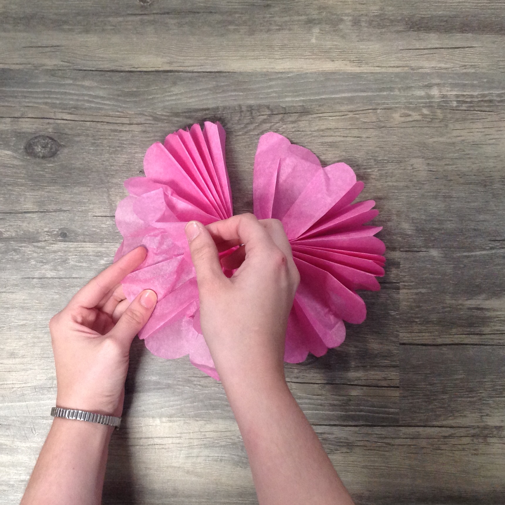 Quick Easy Tissue Paper Flower Tutorial Six Clever Sisters