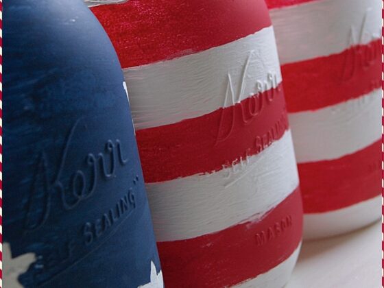Stars & Stripes Mason Jars