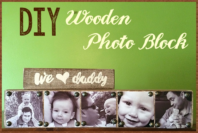 DIY Wooden Photo Block