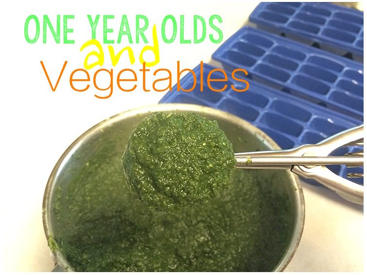 One Year Olds and Vegetables