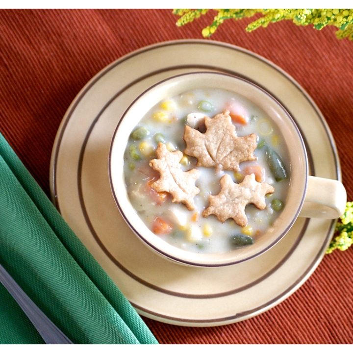 chicken pot pie soup recipe pie crust leaves