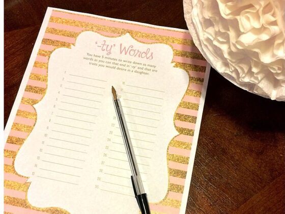 Free Printable Baby Girl Shower Game
