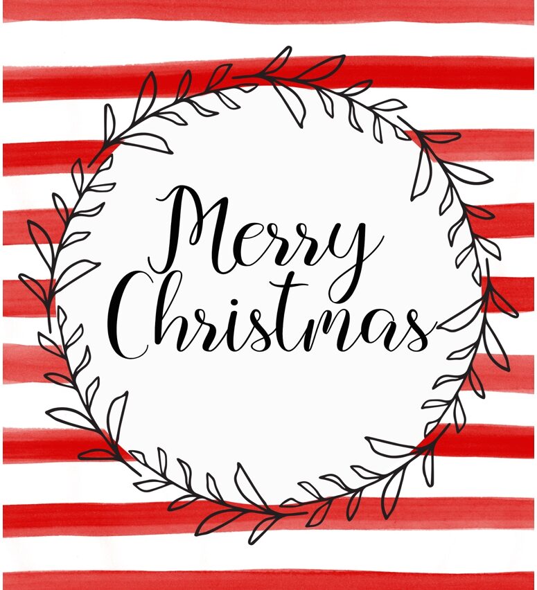 Printable “Merry Christmas”