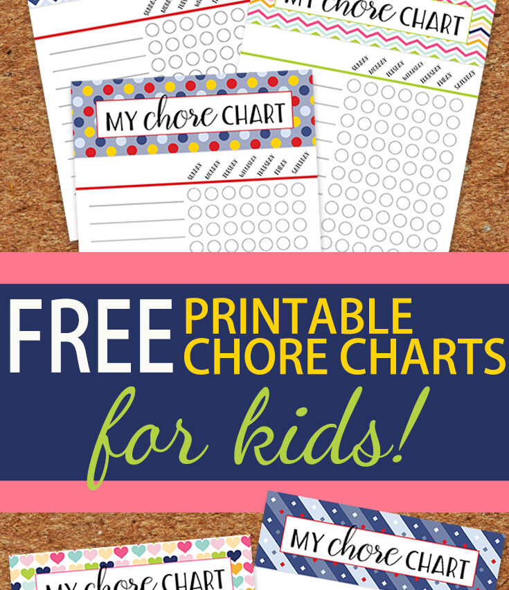 FREE Printable Chore Charts