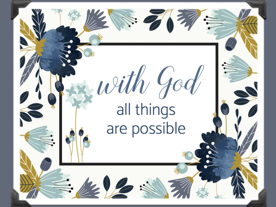 Free 8 x 10 Scripture Art Printable