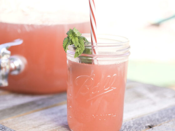 Copycat Chick Fil A Watermelon Mint Lemonade Recipe