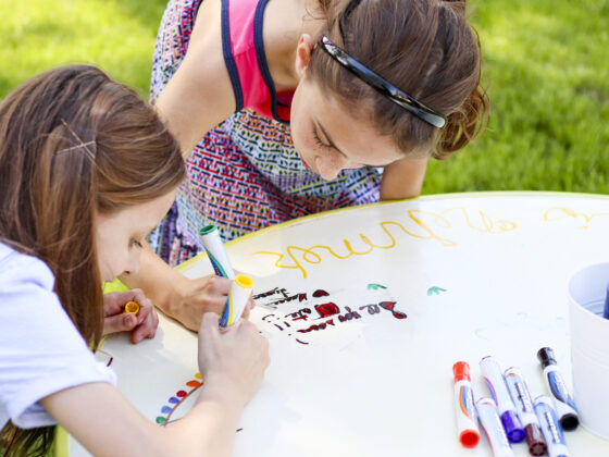 Kids’ Dry-Erase Activity Table