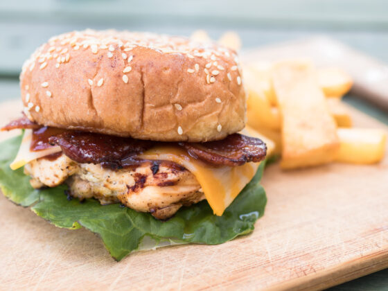 Copycat Chick Fil A Grilled Chicken Smokehouse BBQ Bacon Sandwich