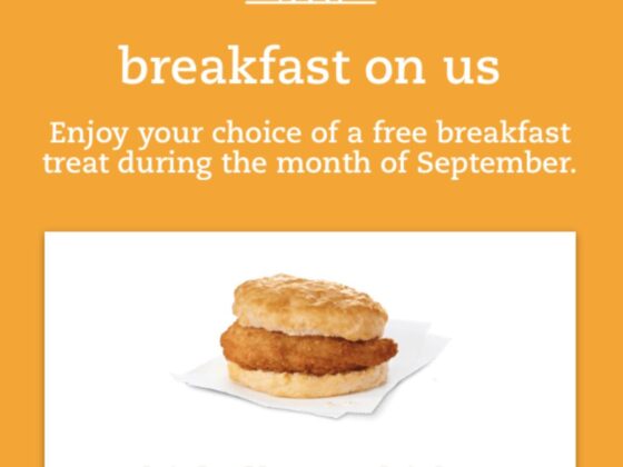 Chick-Fil-A Free Breakfast | Chick-Fil-A One App