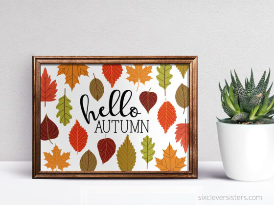 Hello Autumn Printable Sign