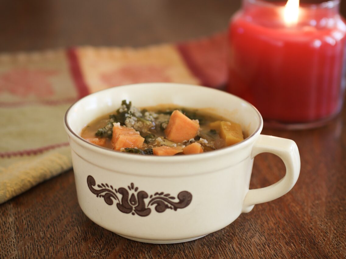 Squash, Quinoa, & Kale Stew