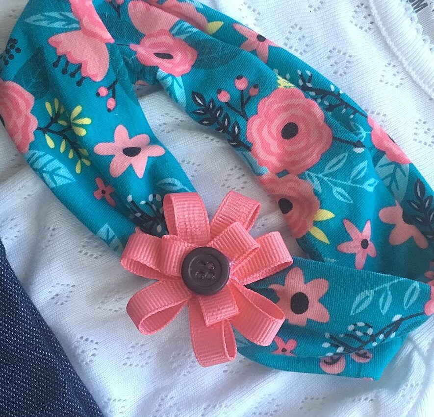 Baby Knit Floral Headband DIY