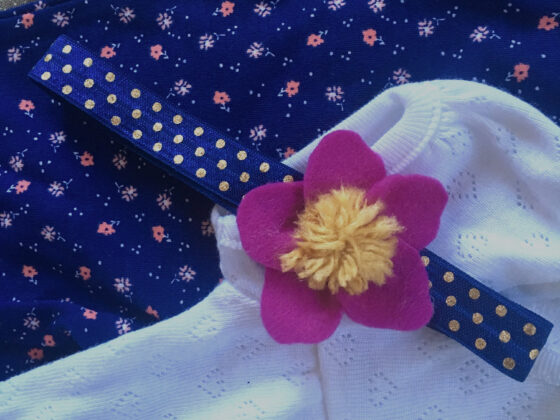 Polka Dot & Floral Baby Stretchy Headband
