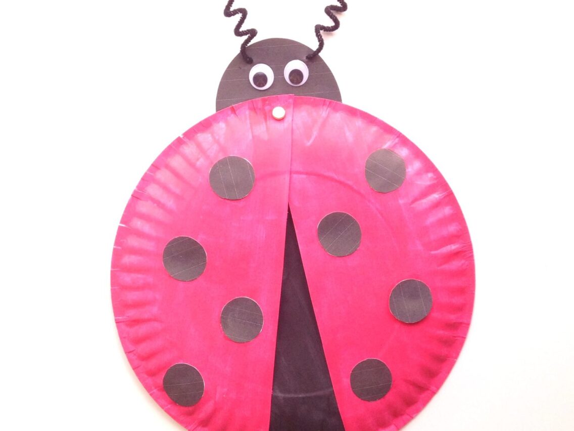 Ladybug Paper Plate Craft for Kids {+ Free Printable Template!}