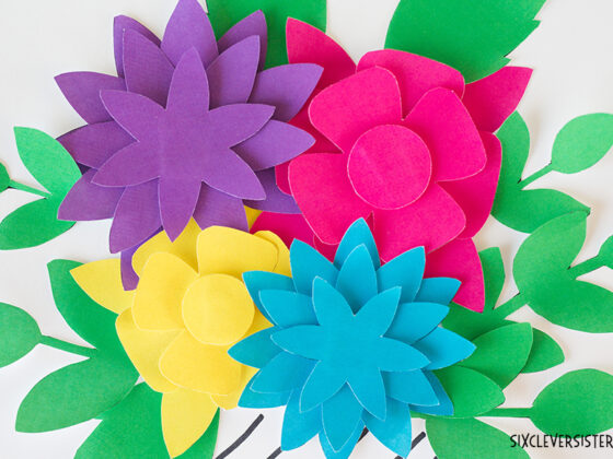Pretty Paper Flowers { FREE PRINTABLES }