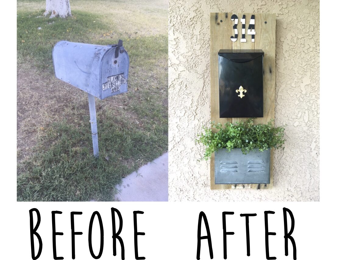 DIY Pallet Farmhouse Mailbox
