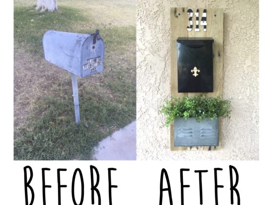 DIY Pallet Farmhouse Mailbox