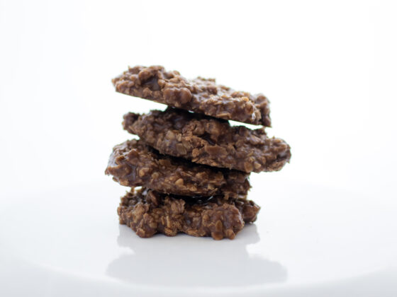 No Bake Chocolate Oatmeal Cookies