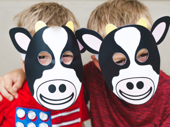 Chick Fil A Cow Mask