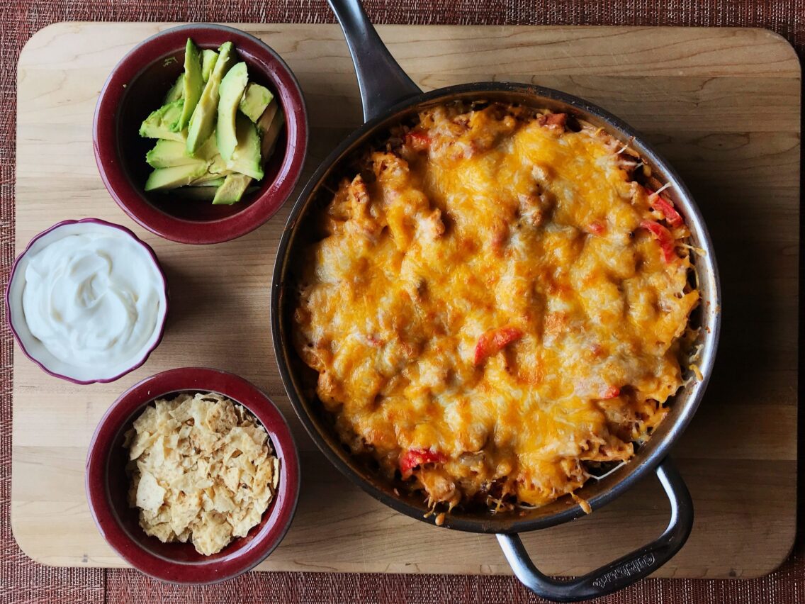 Skillet Chicken Fajita Rice