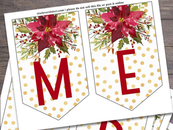 Printable Christmas Banner