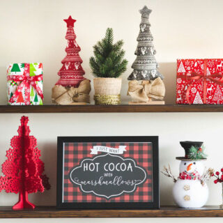 FREE Printable Christmas Gift Tags for Candles