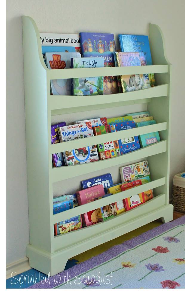 diy bookshelf for kid
