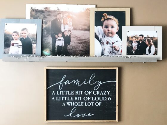 DIY Farmhouse Style Photo Frames