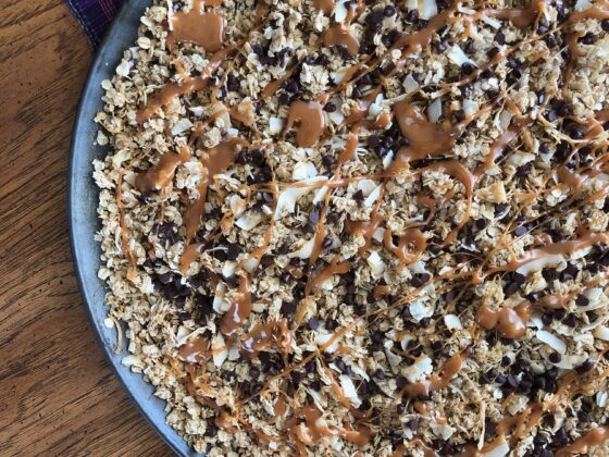 Homemade Samoa Granola (Tastes like the Girl Scout Cookies!)