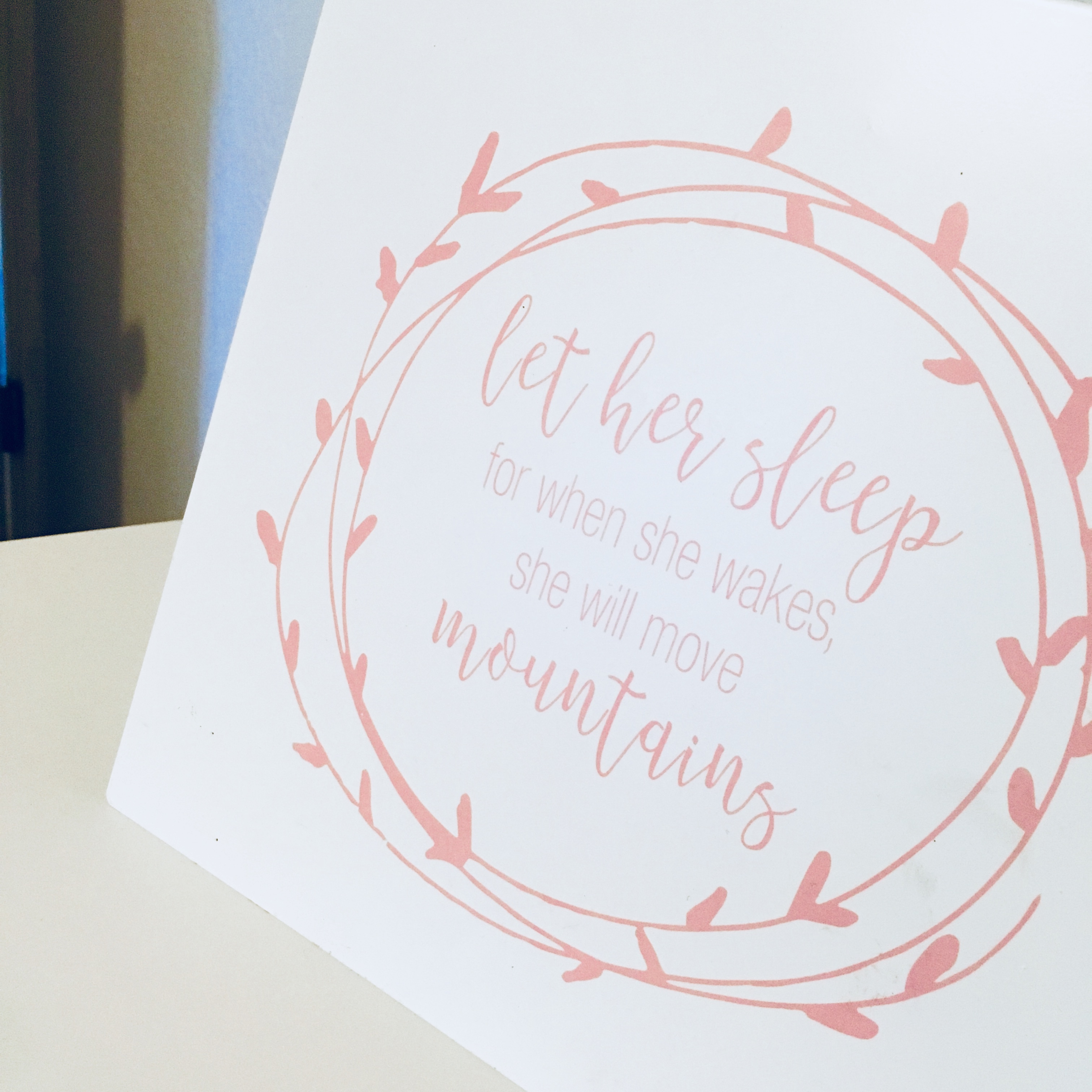 Baby Girl Nursery | Rustic | Room Ideas | Themes | Floral | DIY | Pink and Gray | Modern | Decor | Shabby Chic | Six Clever Sisters