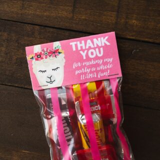 Llama Banner { Free Printable }