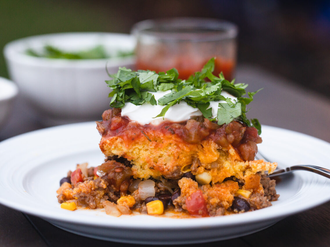 Easy Tamale Pie (using a Jiffy corn muffin mix!)