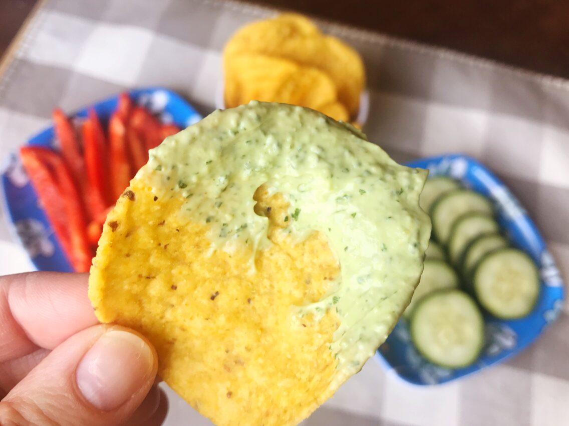 Avocado Cilantro Lime Dip