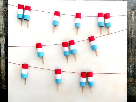Patriotic Popsicle Garland
