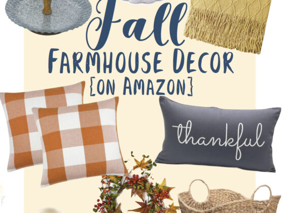 Fall Farmhouse Decor… on Amazon!