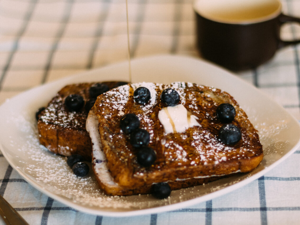 Blueberry Stuffed French Toast