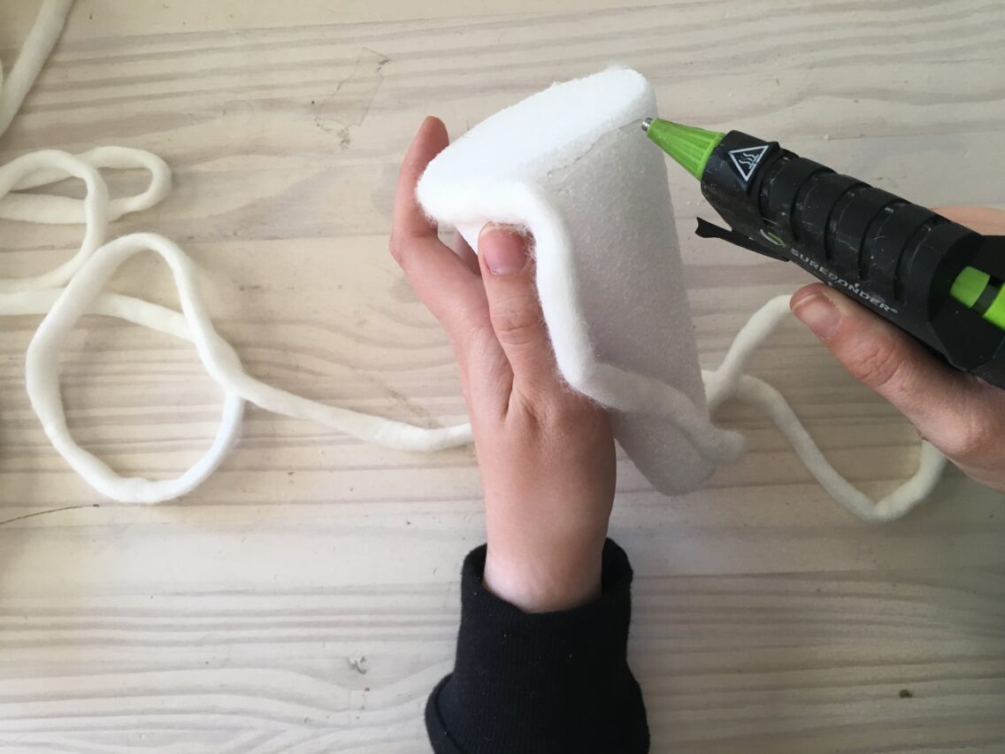 Yarn Wrapped Christmas Trees