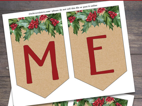 Free Printable Christmas Banner