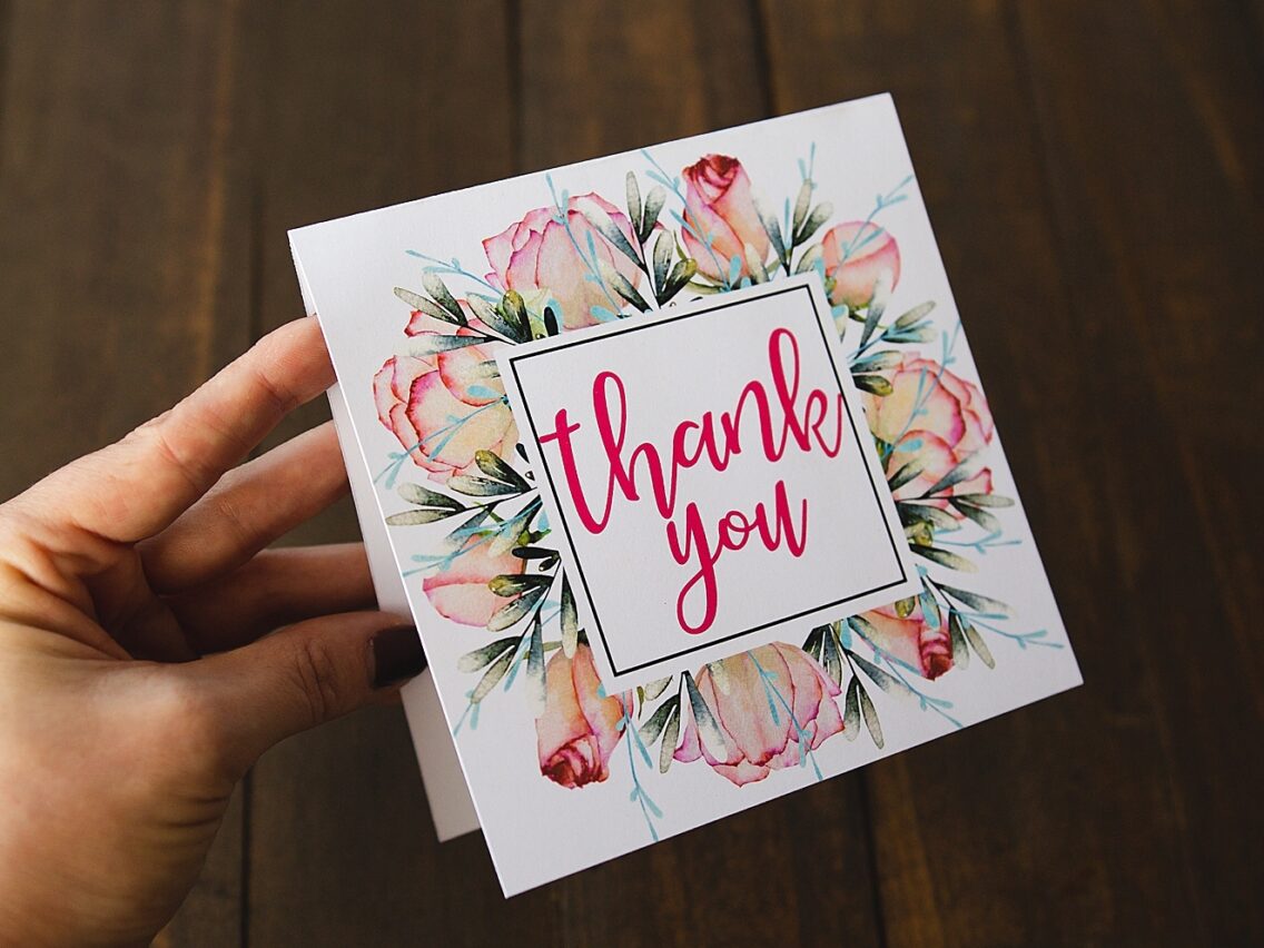 Floral Thank You Card {FREE PRINTABLE}