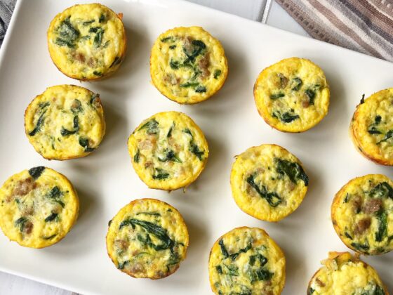 Spinach & Sausage Egg Cups