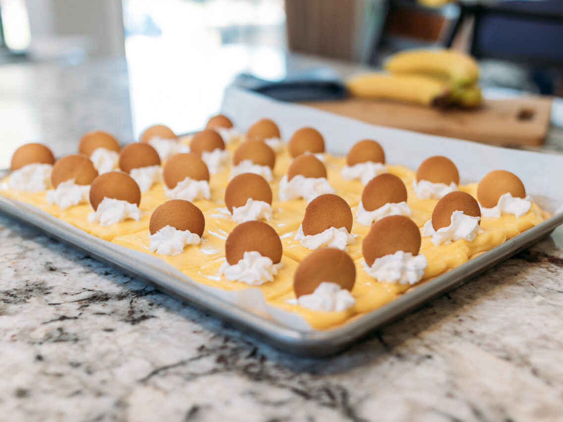 Banana Cream Cookie Bars