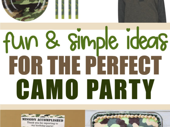 Army Camo Birthday Party Ideas