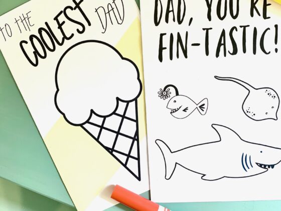 Father’s Day Cards Free Printables to Color