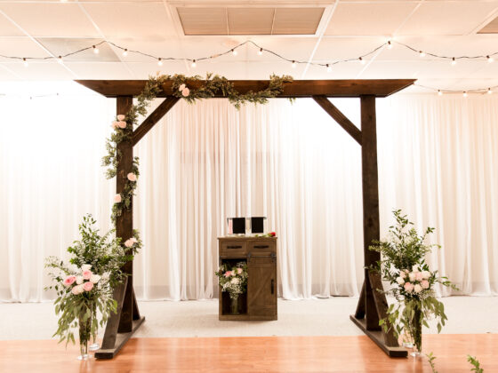 DIY Wooden Wedding Arbor