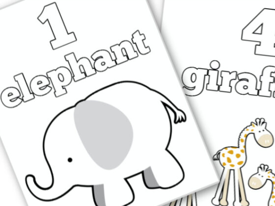 Free Printable Preschool Number Coloring Pages