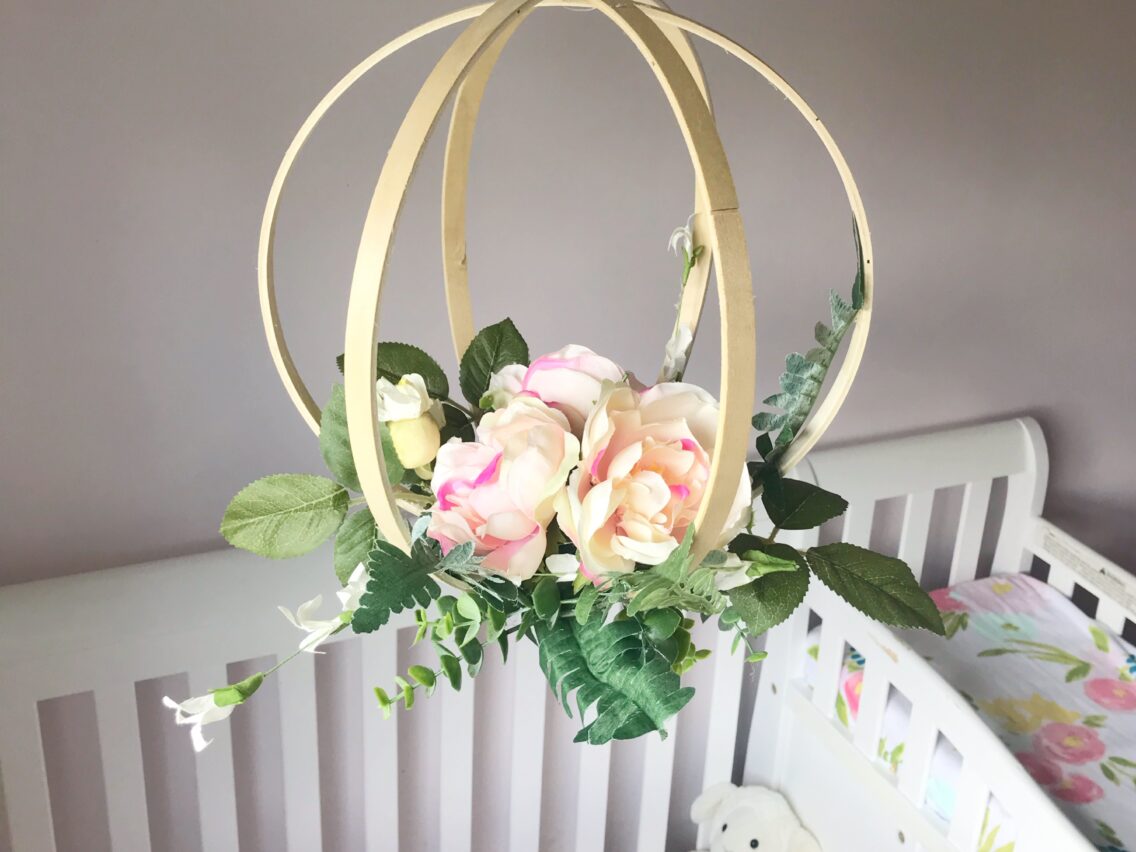 Hanging Floral Globe Decoration