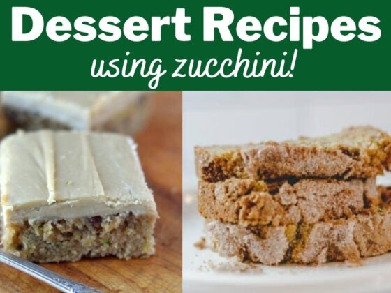 Dessert Recipes Using Zucchini