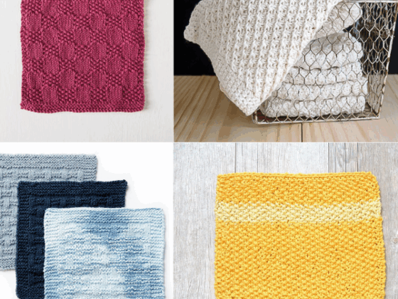 15 Knit Dishcloth Patterns – Great Christmas Gift Ideas!