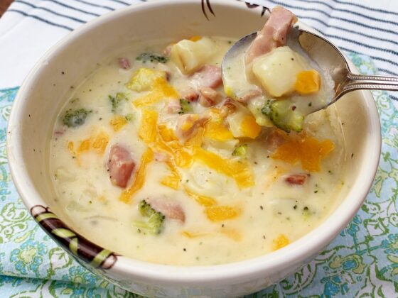 Ham & Broccoli Potato Soup